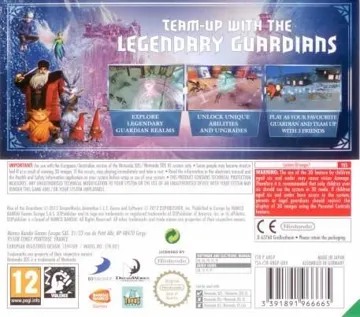 Rise of the Guardians(USA) box cover back